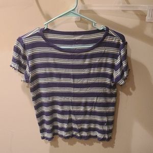 Striped short sleeve